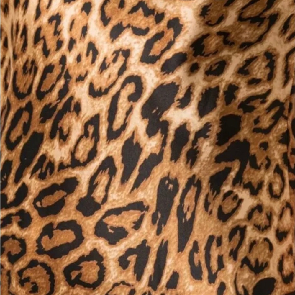 🛑SOLD🛑NILI LOTAN leopard-print silk charmeuse gown NWT🛑SOLD🛑EBAY - Picture 5 of 9